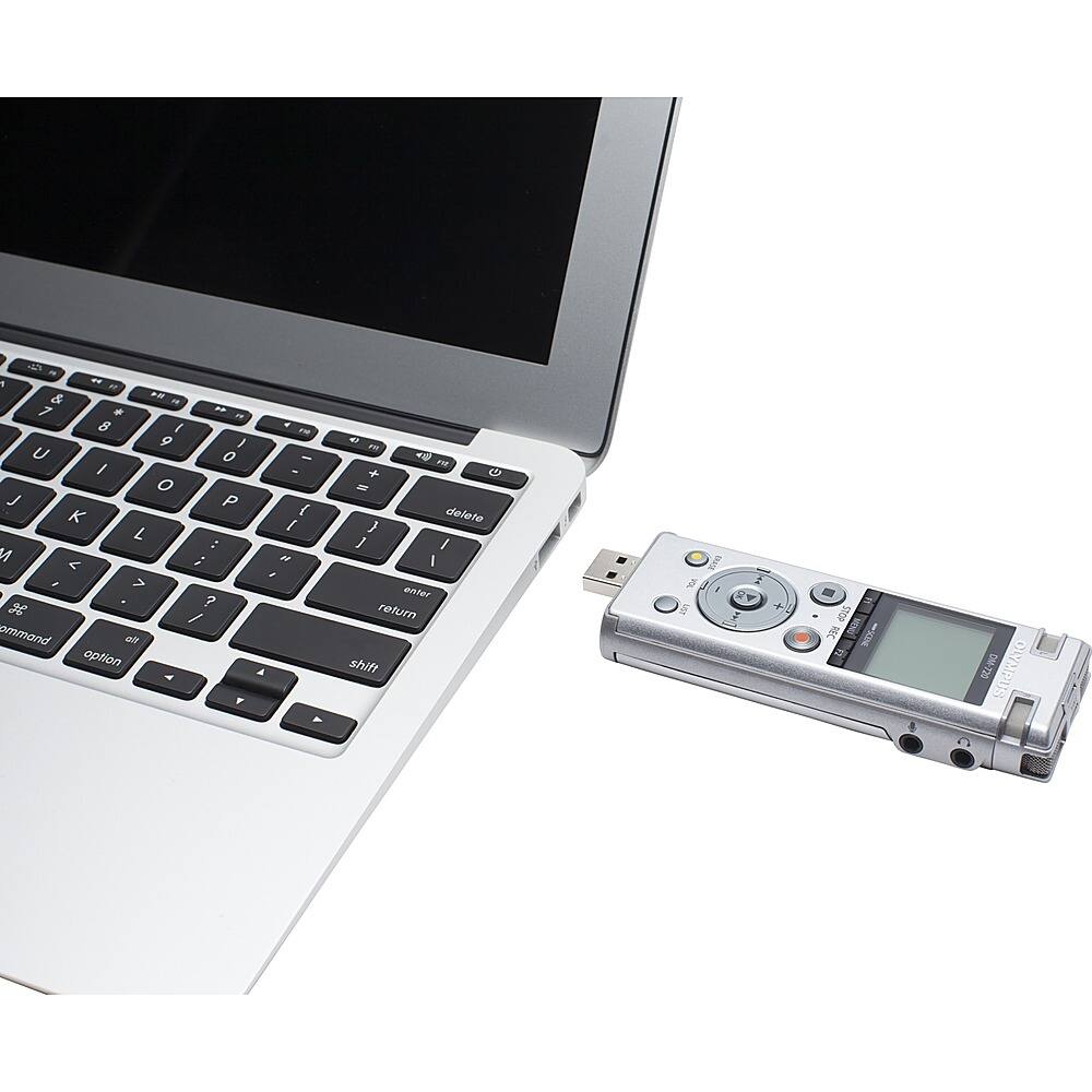 Alt View 27. Olympus - Digital Voice Recorder - Silver.