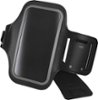 Insignia™ - Fitness Armband for Cell Phones with Screens up to 6.2" - Black