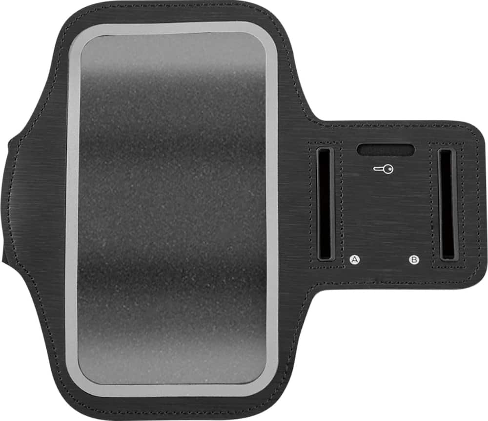 insignia - fitness armband for apple iphone x and xs/8/7/6s and samsung s9/s8/s7 - black insignia - fitness armband for apple iphone x and xs/8/7/6s and samsung s9/s8/s7 - black