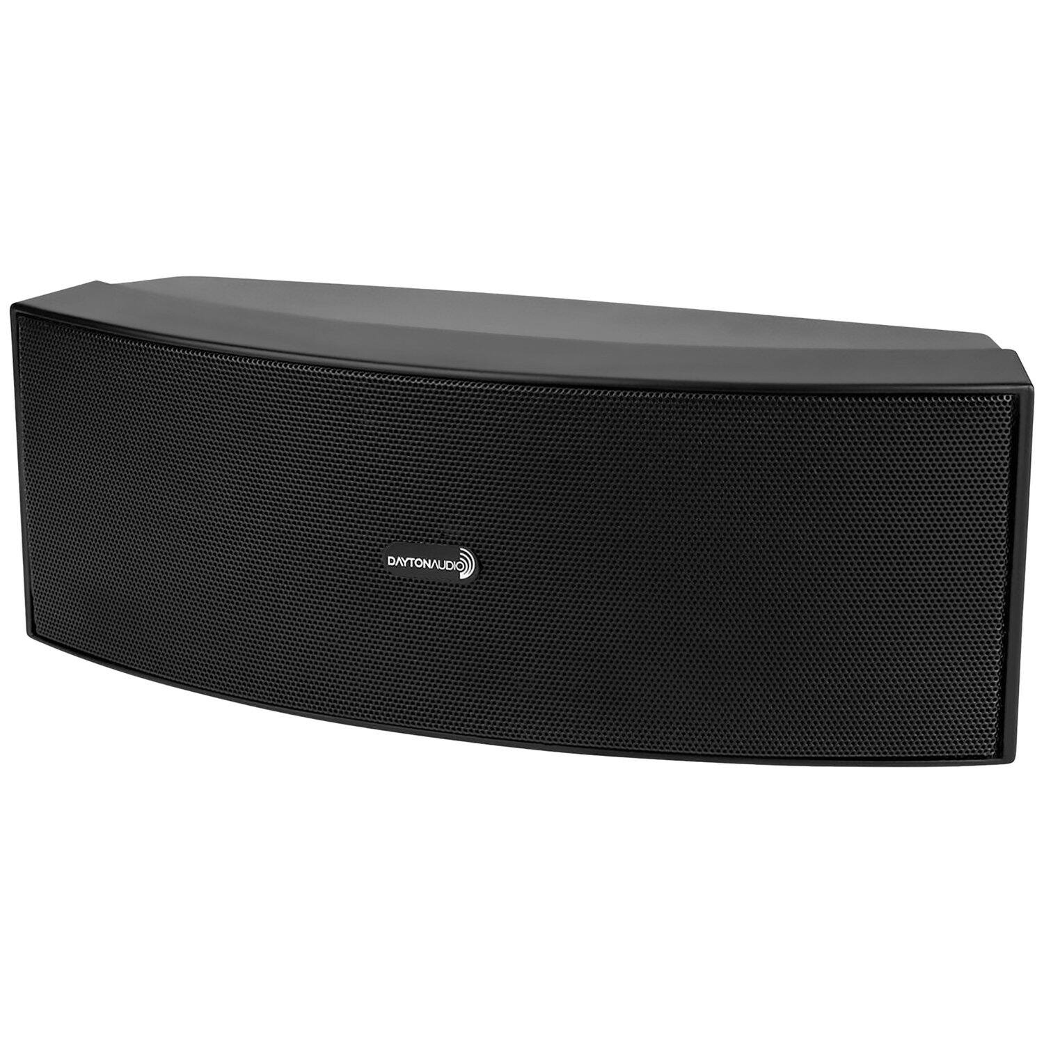 Alt View 3. Dayton Audio - CCS33B 3-Way Center Channel Speaker, Dual 3.75" Woofers, Dual 0.625" Tweeters - Black.