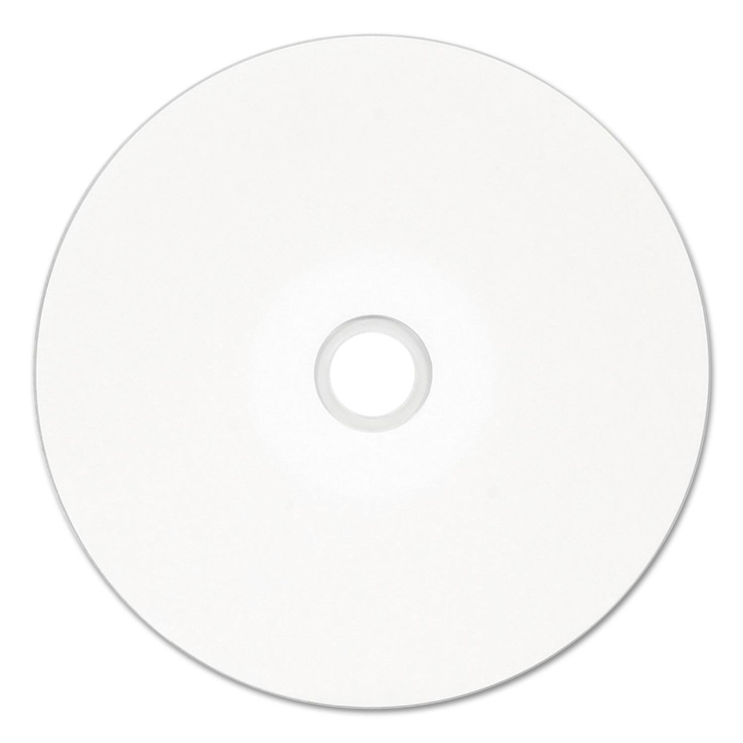 Alt View 2. Verbatim - Verbatim 94917 4.7 GB 16x DVD R Recordable Disc - White (50/Pack) - White.