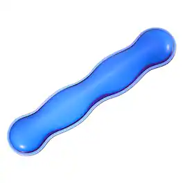 Unique Bargains - Gel Wrist Rest, Ergonomic Silicone Gel Mouse Pad with Cool Touch Cushion for Computer Laptop Home Office (Keyboard Pad) - Blue