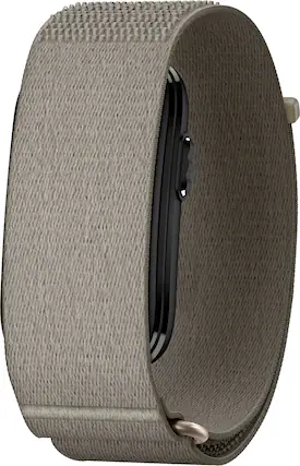Front. Garmin - CIRQA Smart Band, Adjustable French Gray, L-XL - French Gray.