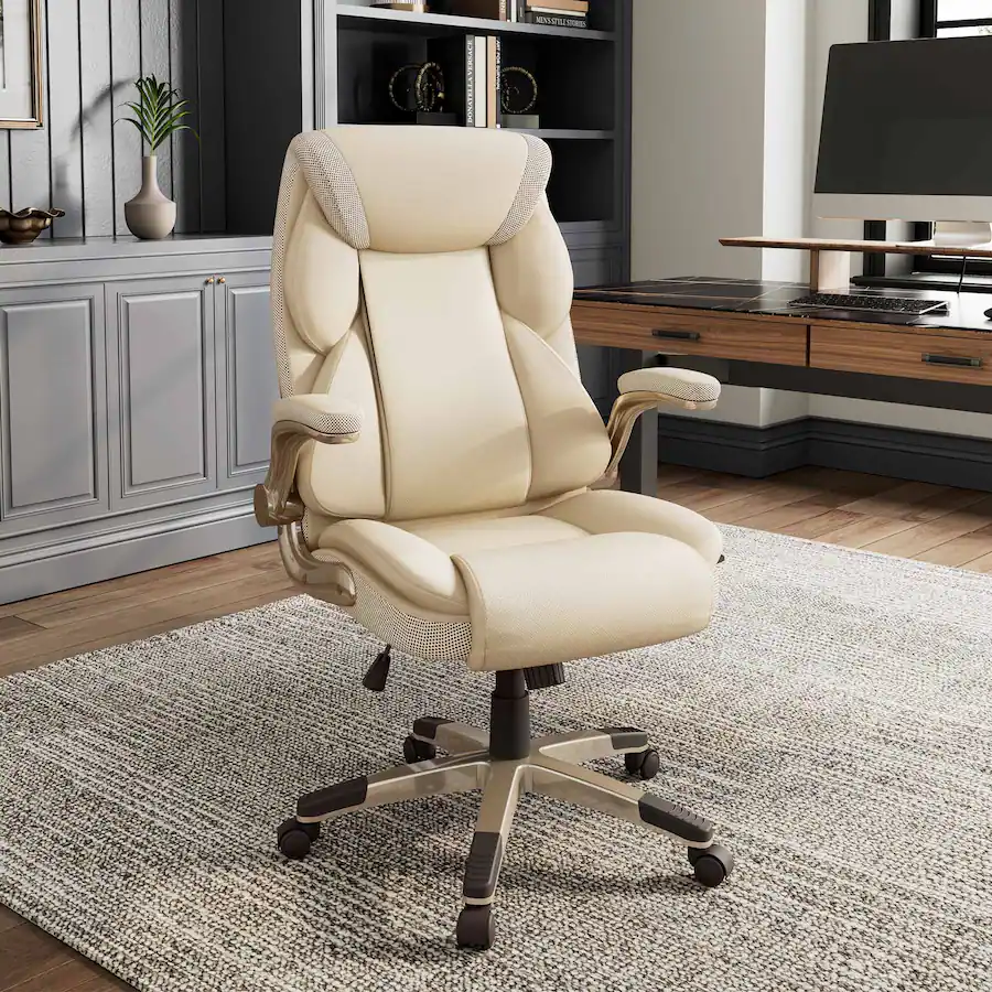 Eureka Ergonomic Desk Chair With Flip Up Arms EUREKA ERGONOMIC PU