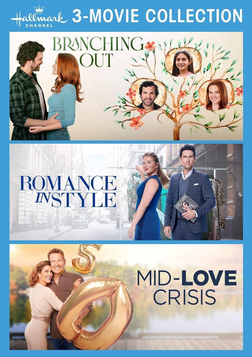 Hallmark Channel 3-Movie Collection: Branching Out / Romance in Style / Mid-Love Crisis  - DVD