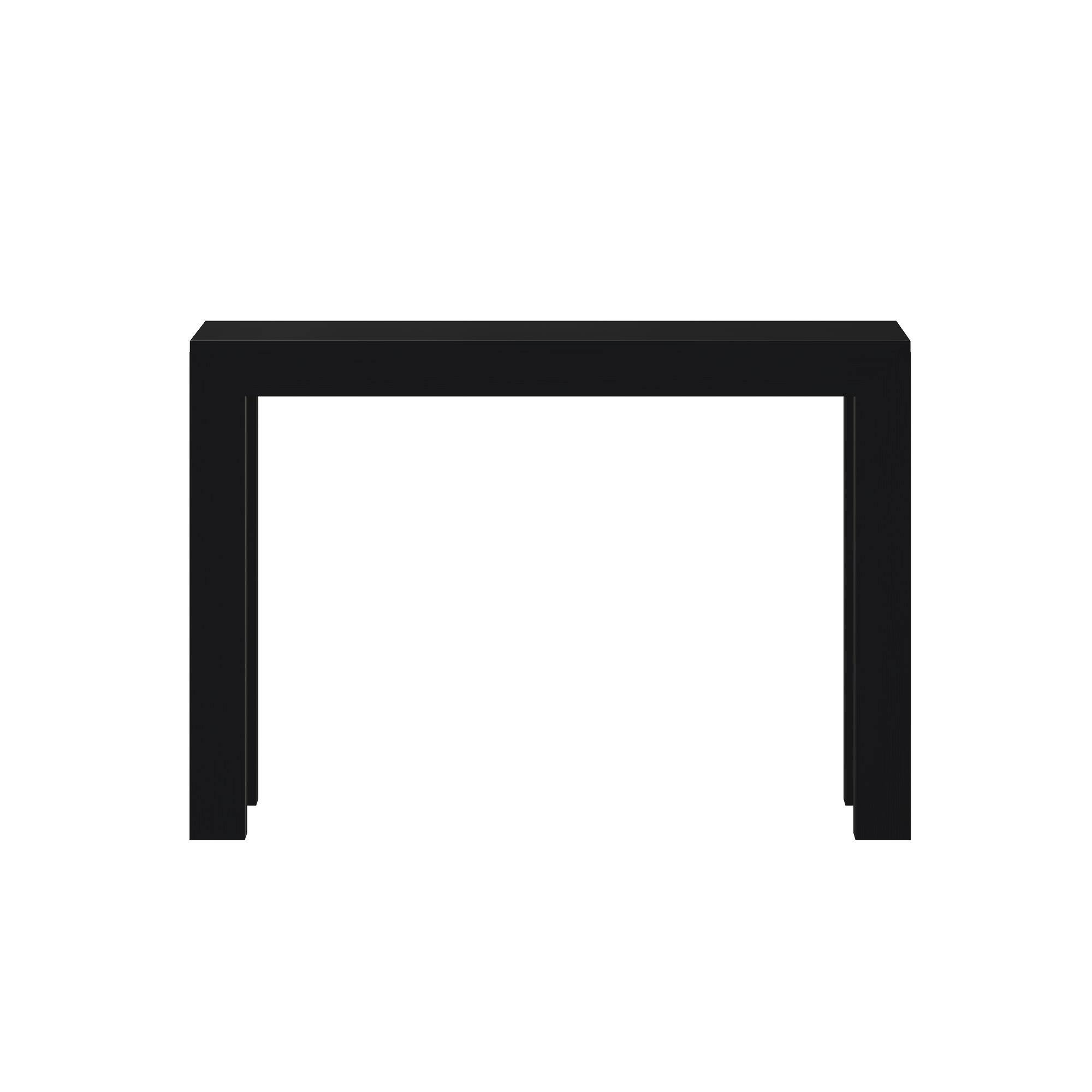 Alt View 3. Plank+Beam - Modern Console Table - 46 inches, Black - Black.