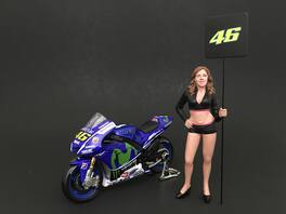 Paddock Girl Figure For 1:24 Scale Models by American Diorama - Multi