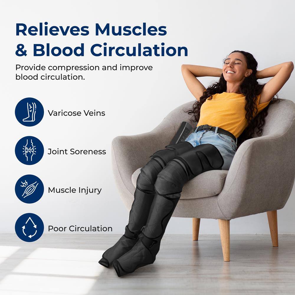 Relieves Muscles & Blood Circulation

Provide compression and improve blood circulation.

- Varicose Veins
- Joint Soreness
- Muscle Injury
- Poor Circulation