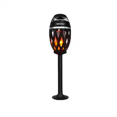 Front. Emerson - Outdoor Flame Lamp with Bluetooth Speaker (EAS-4000) - BLACK.