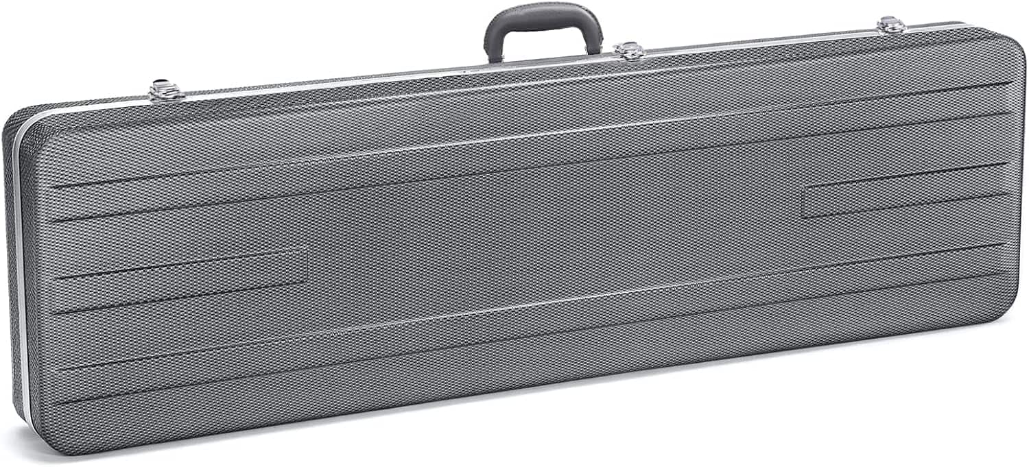 Winado - Bass Guitar Hard Case with Lock Latch and Soft Padding, Grey | 46 Inch ABS Hard-Shell Protective Bass Guitars Carrying price history on PriceWatchPro