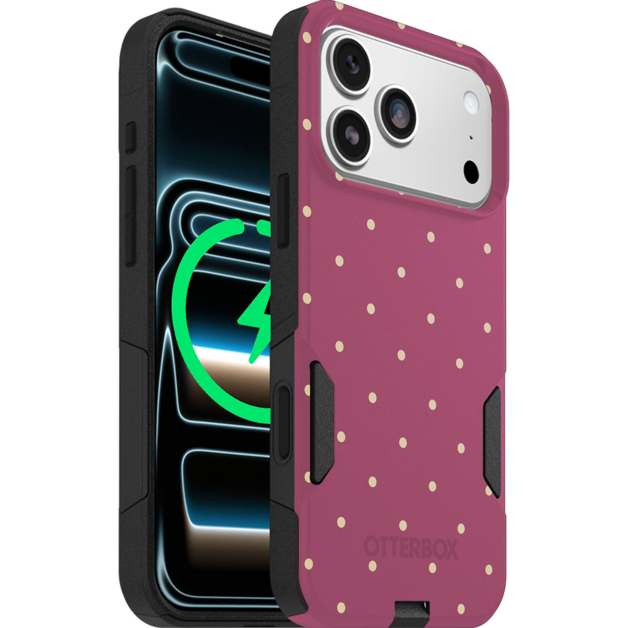 Muave Polka Dots