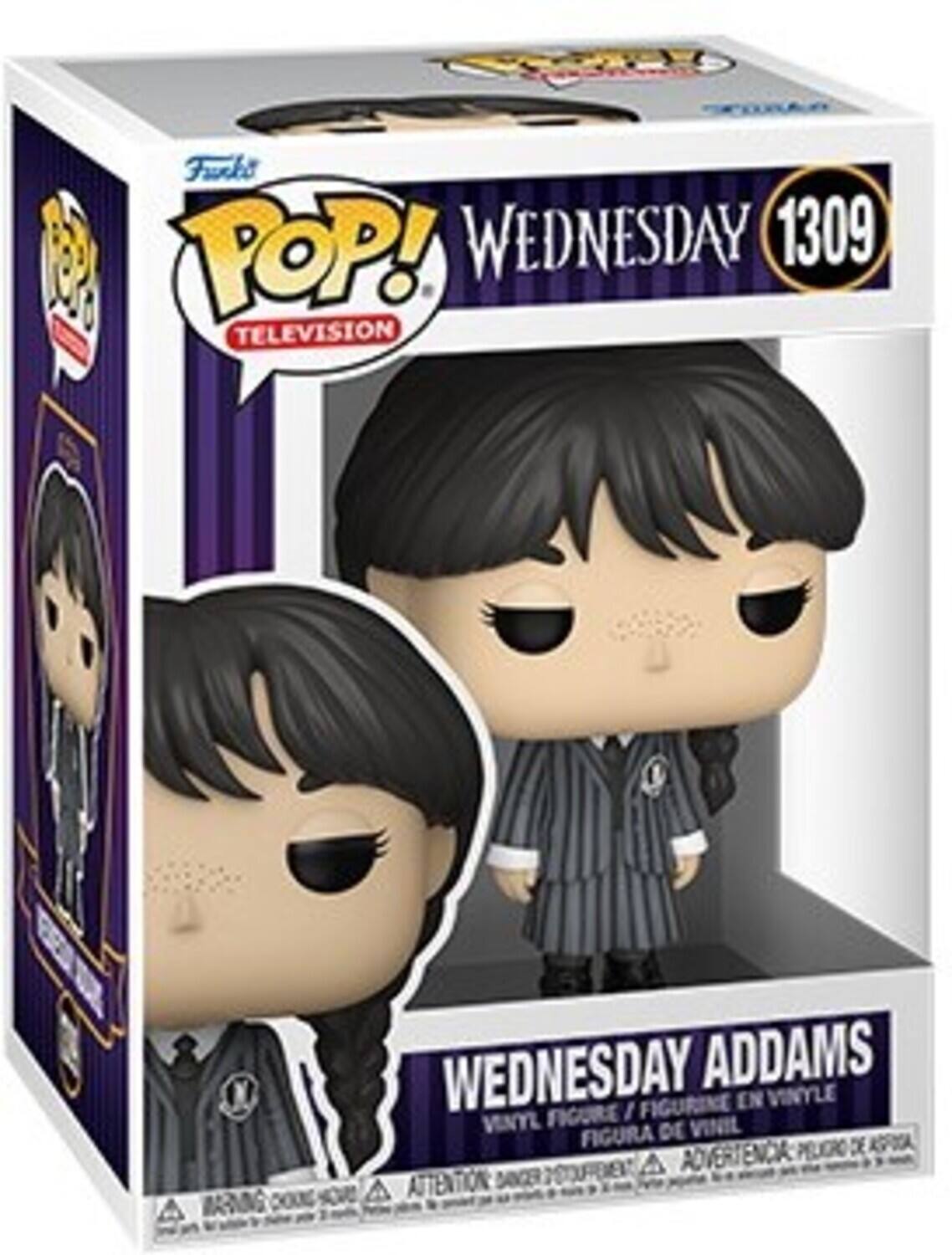 Fueki POP! WEDNESDAY 1309 TELEVISION WEDNESDAY ADDAMS FIGURINE EN VINYLE FIGURE / VINYL DE VINIL FIGURA DE AOFOGA AO ER VERTENCIA PELGR ATTENTION FXIAS POUPE A