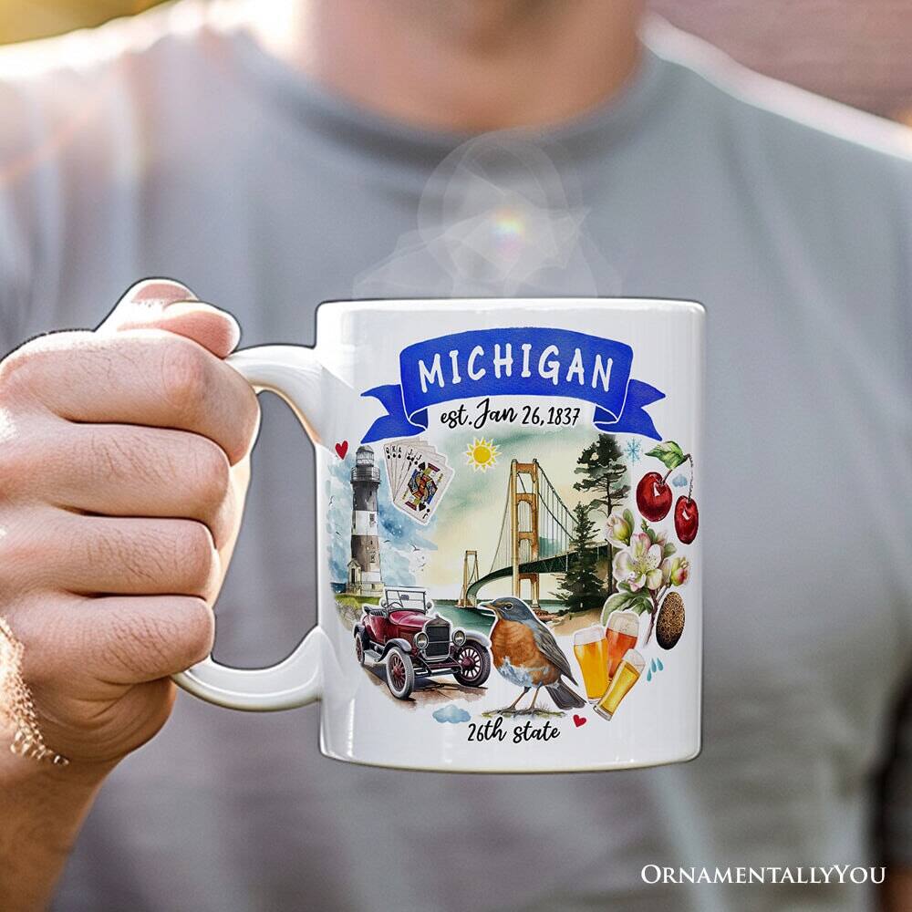 MICHIGAN  
est. Jan 26, 1837  
26th state  

ORNAMENTALLY YOU