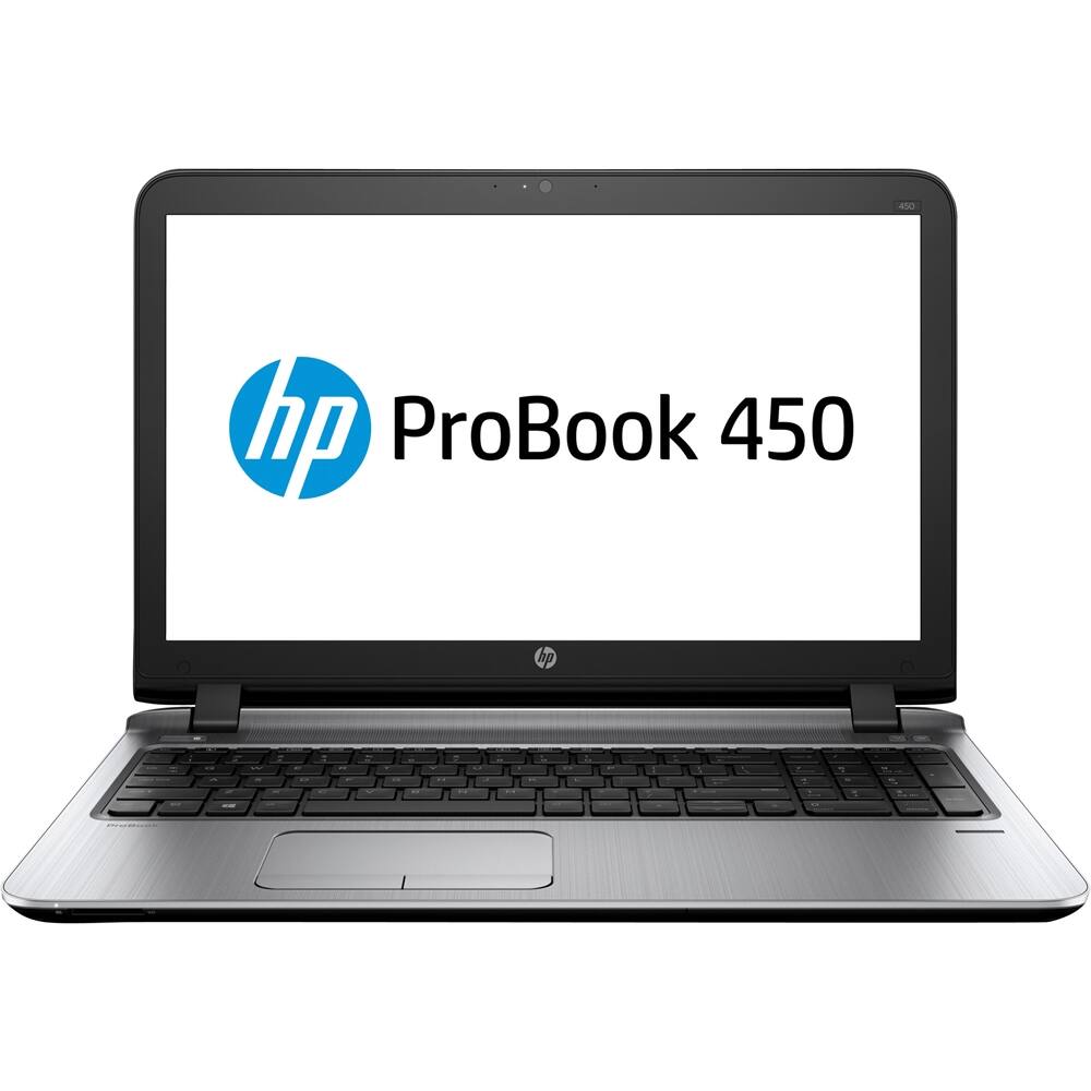 HP - ProBook 15.6" Laptop - Intel Core i7 - 8GB Memory - 256GB Solid State Drive - Black - Larger Front