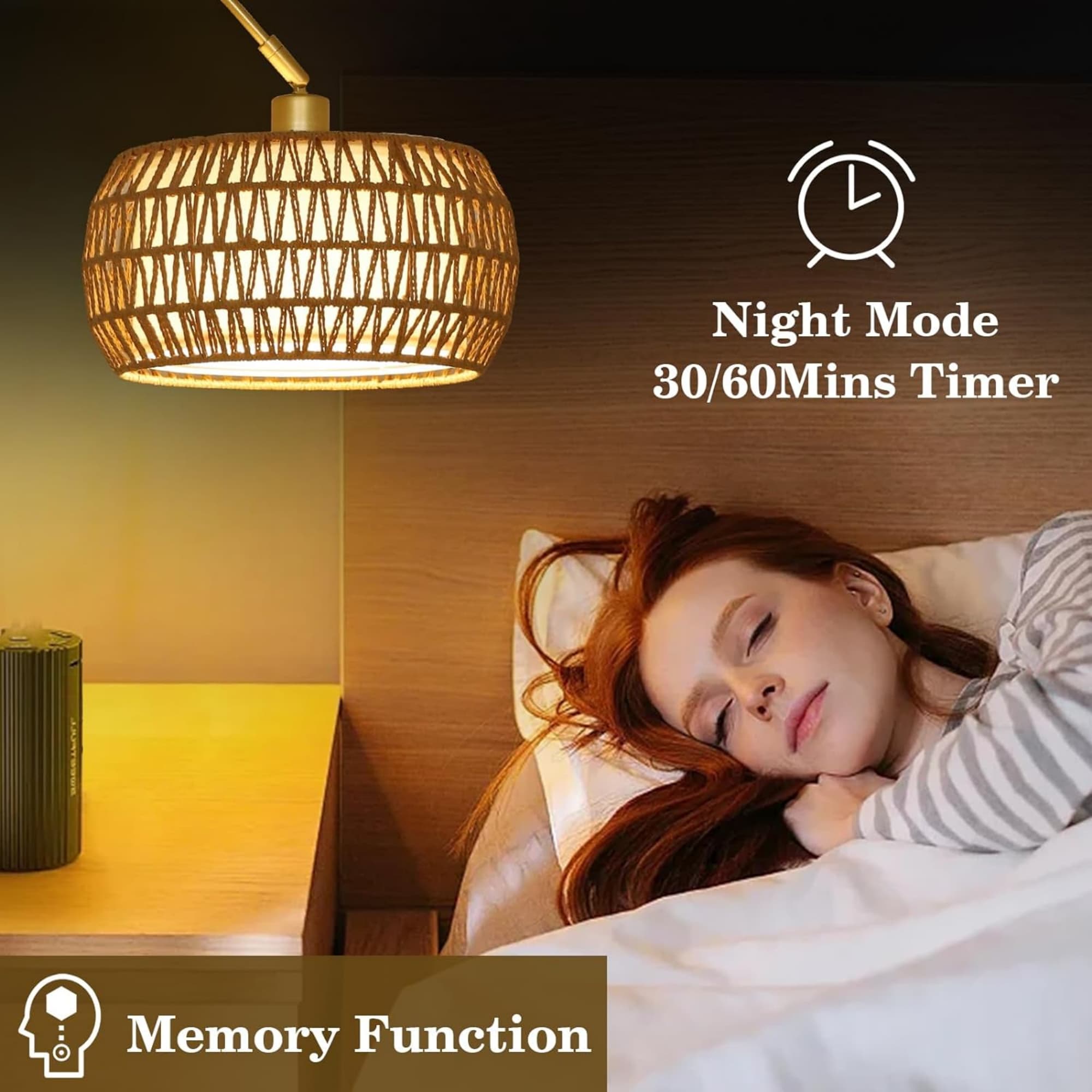 Night Mode  
30/60Mins Timer  
Memory Function