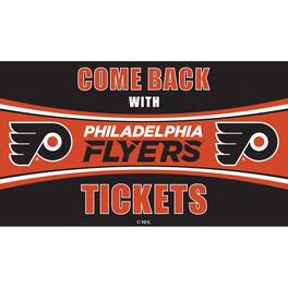 Evergreen Enterprises - Philadelphia Flyers 28" x 16" Come Back With Tickets Door Mat - Multicolor