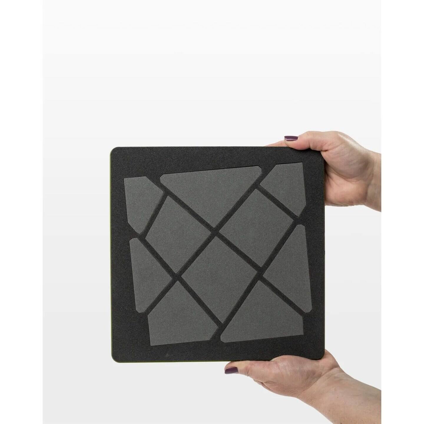 Alt View 1. AccuQuilt - Accuq uilt Die Wonky Heart Haberdashery/Parts Bin – Grey/Green, 30.5 x 26.5 x 1,8 cm - Multicolor.