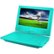 Front Zoom. Ematic - 9" Portable DVD Player - Teal.