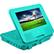 Angle. Ematic - 7" Portable DVD Player - Teal.