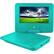 Front. Ematic - 7" Portable DVD Player - Teal.