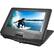 Left. Ematic - 10" Portable DVD Player - Black.