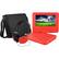 Alt View 16. Ematic - 7" Portable DVD Player - Red.