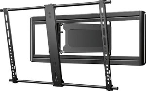 Sanus - Premium Series Super Slim Full-Motion TV Wall Mount for Most TVs 40"-84" up to 125 lbs - Black - Front_Zoom