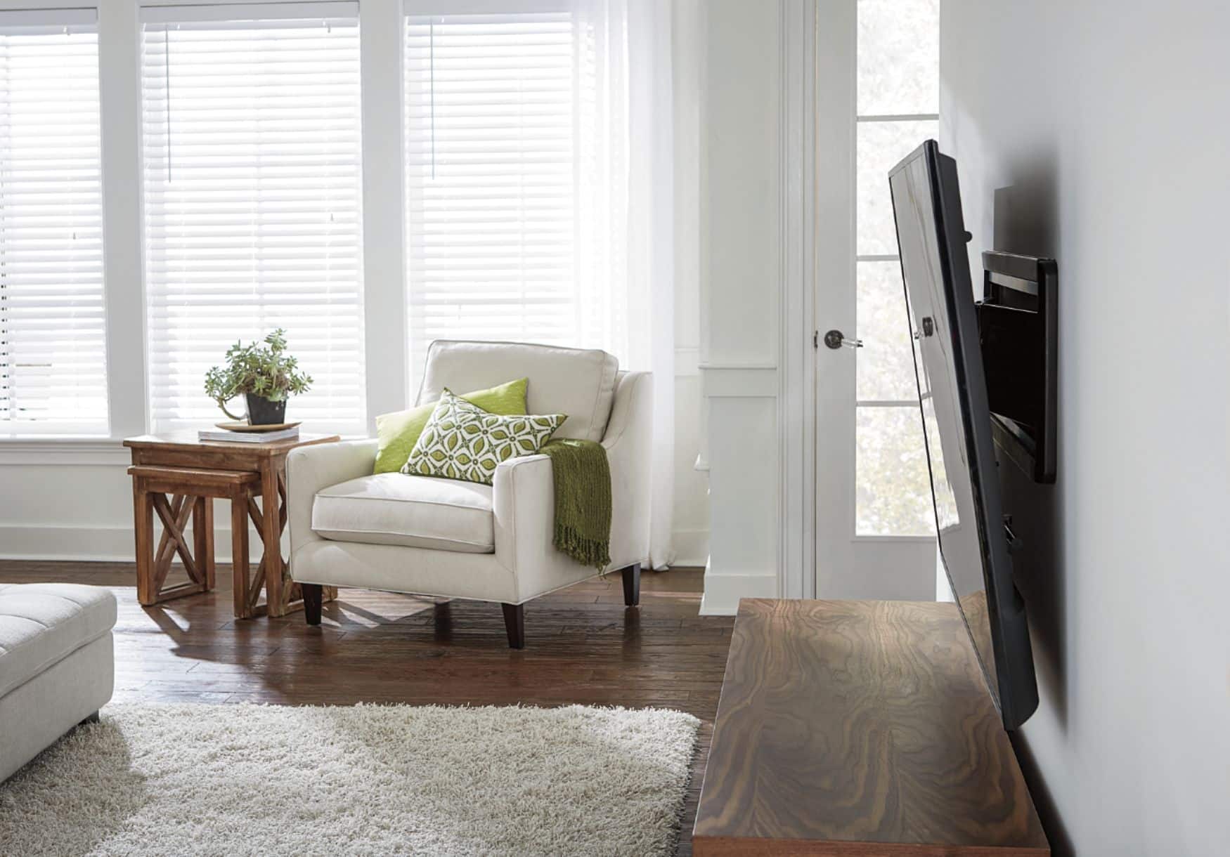 Alt View 14. Sanus - Premium Series Super Slim Full-Motion TV Wall Mount for Most TVs 40"-84" up to 125 lbs - Black.