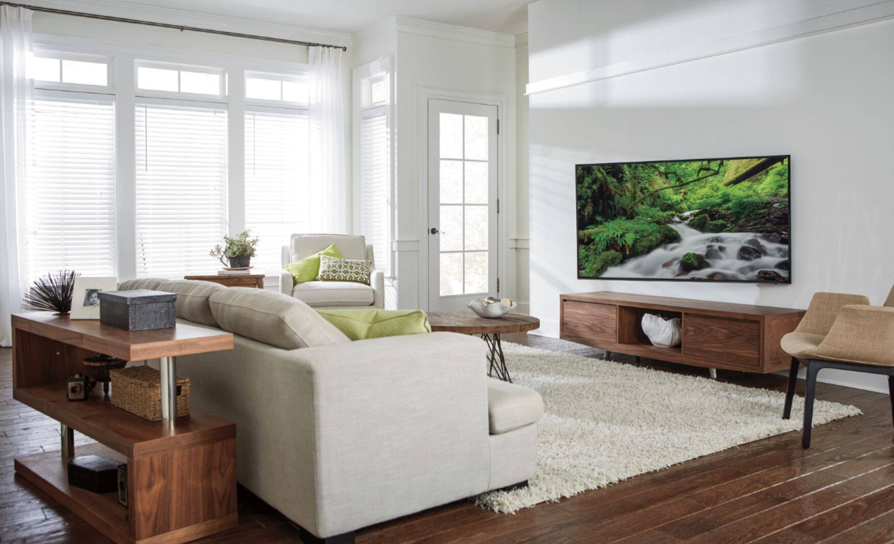 Alt View 16. Sanus - Premium Series Super Slim Full-Motion TV Wall Mount for Most TVs 40"-84" up to 125 lbs - Black.