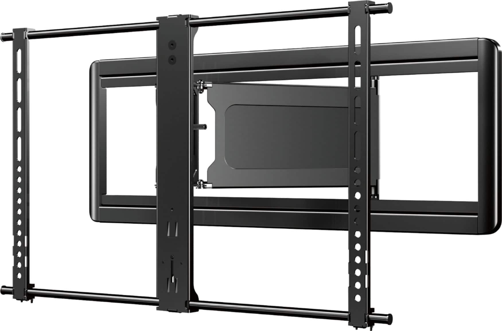 Left. Sanus - Premium Series Super Slim Full-Motion TV Wall Mount for Most TVs 40"-84" up to 125 lbs - Black.