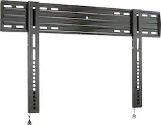 Front. SANUS Elite - Super Slim Fixed-Position TV Wall Mount for Most TVs 32"-80" up to 150lbs - Easy Cable Access - Lateral Shift - Black.