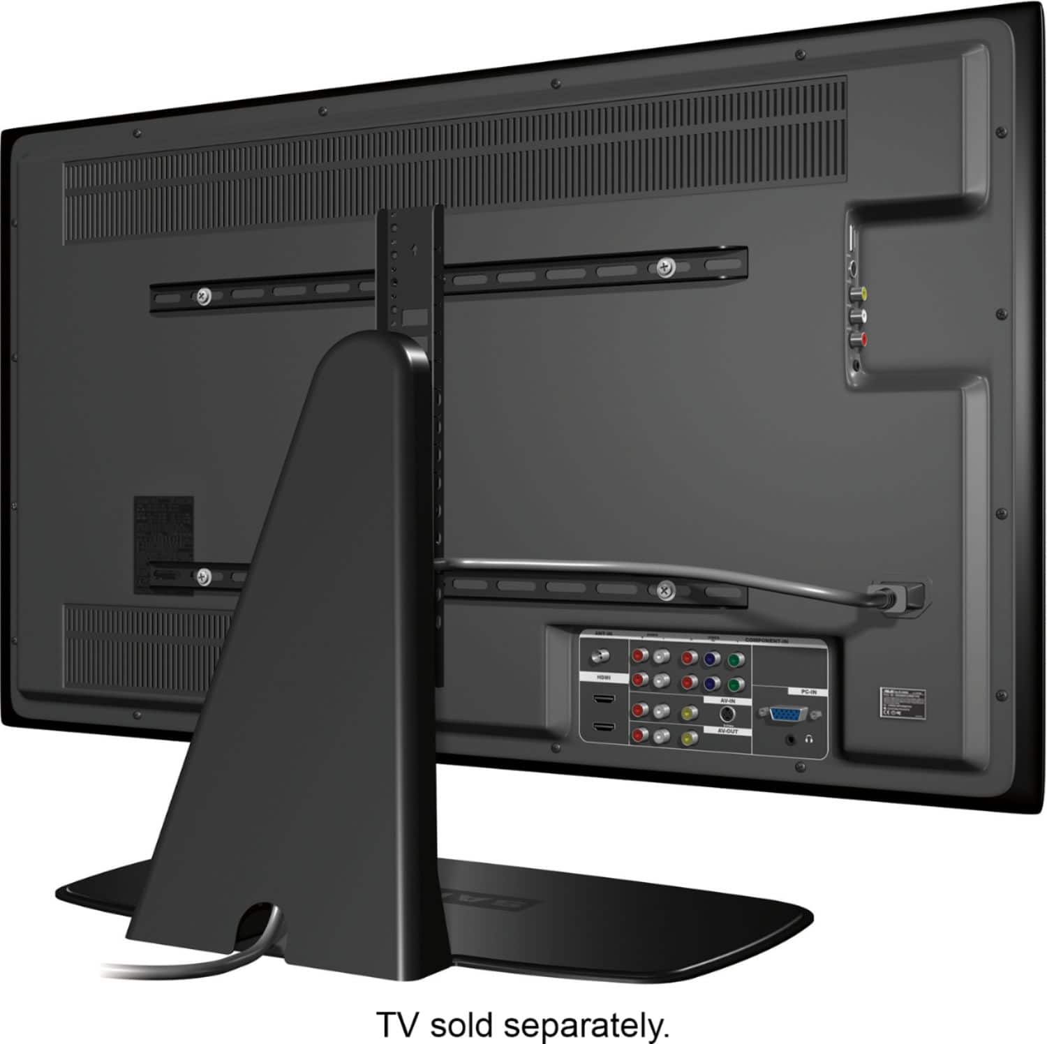 Alt View 11. Sanus - Premium Series Swivel TV Base for Most TVs 32"-65" up to 60 lbs - Black.