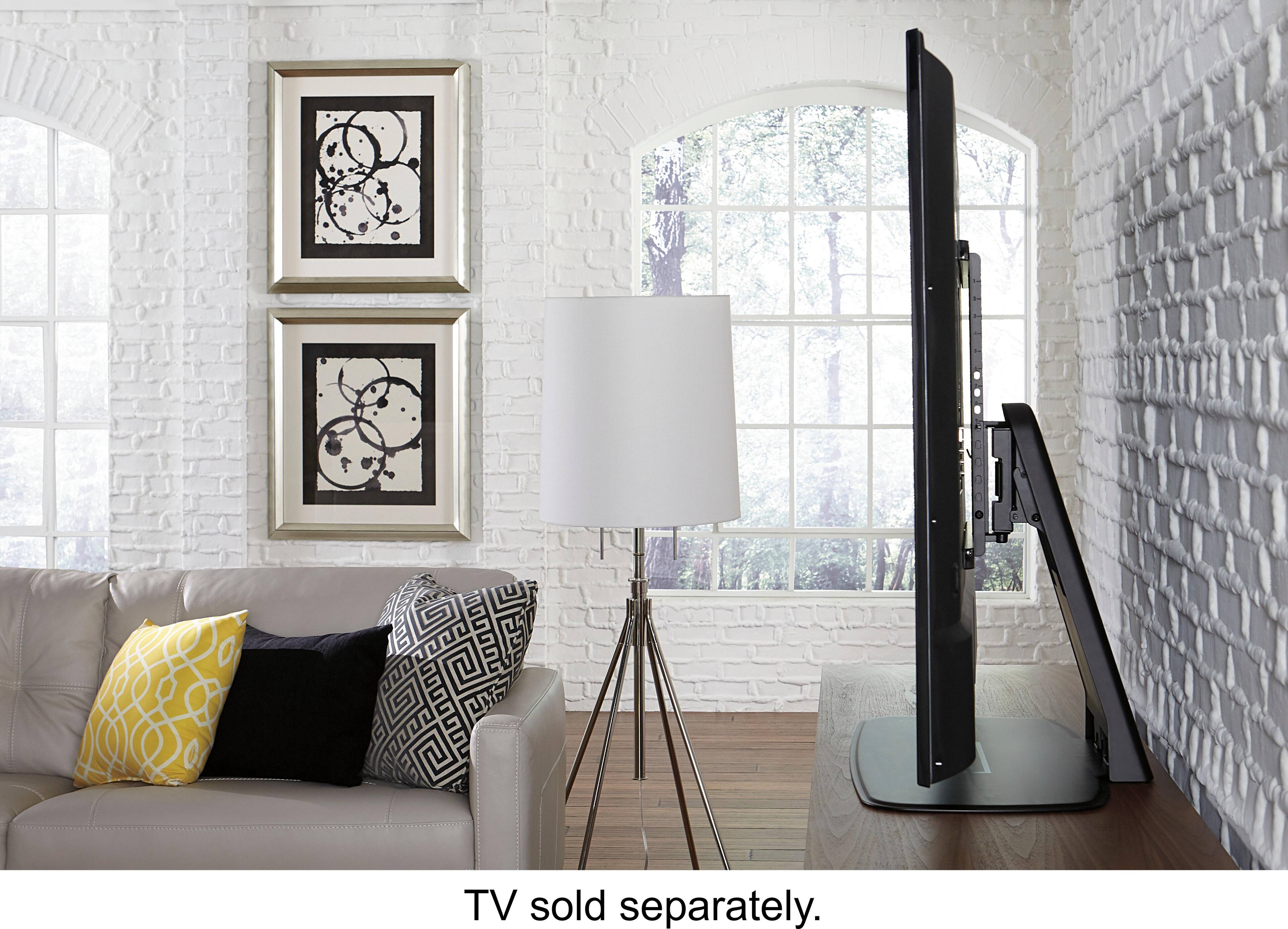 Alt View 15. Sanus - Premium Series Swivel TV Base for Most TVs 32"-65" up to 60 lbs - Black.