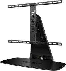Sanus - Premium Series Swivel TV Base for Most TVs 32"-65" up to 60 lbs - Black - Front_Zoom