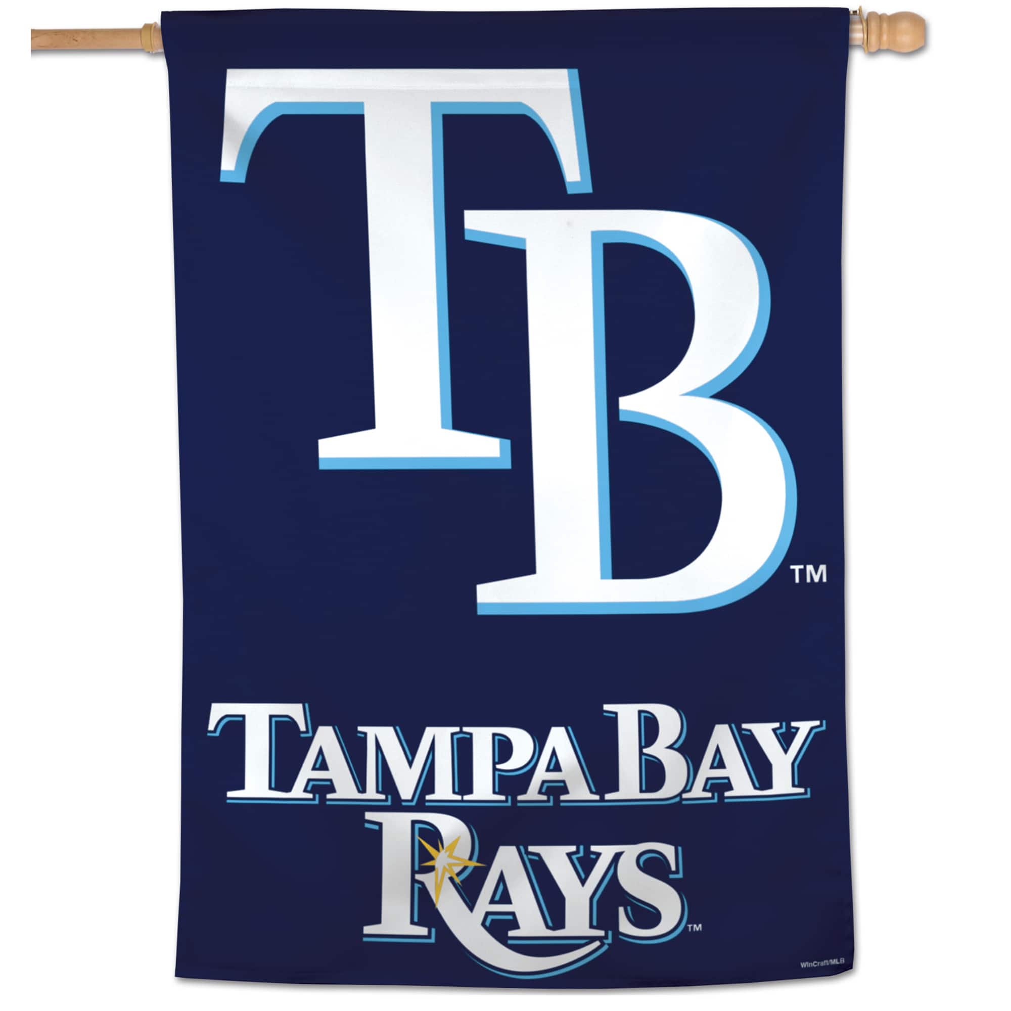 WinCraft - Tampa Bay Rays 28" x 40" Team Single-Sided Vertical Banner - Multicolor