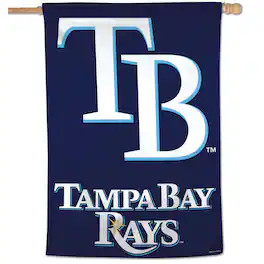 WinCraft - Tampa Bay Rays 28" x 40" Team Single-Sided Vertical Banner - Multicolor
