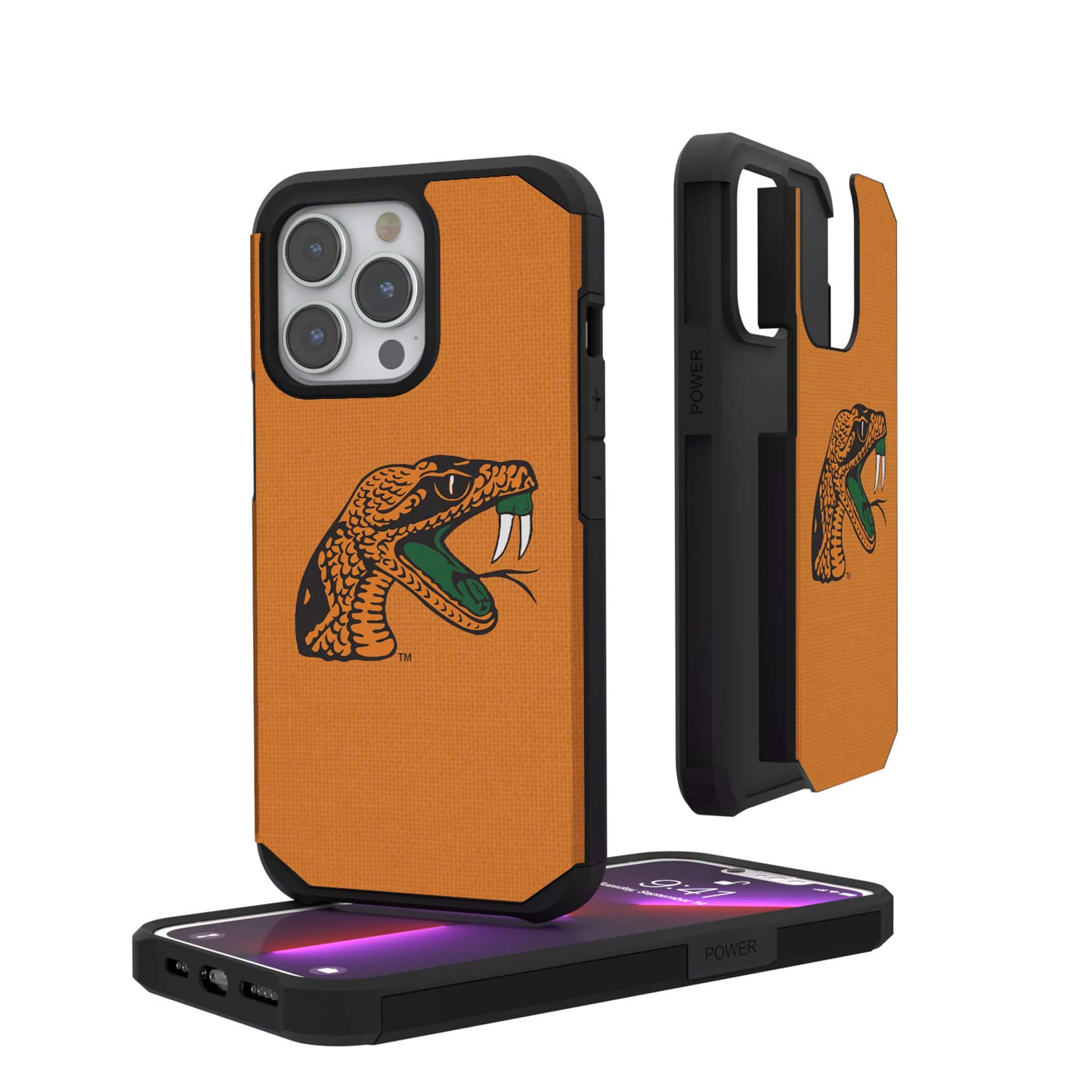 Keyscaper - NCAA - Florida A&M Rattlers iPhone Rugged Case - 12 mini/13 mini - Black price history on PriceWatchPro
