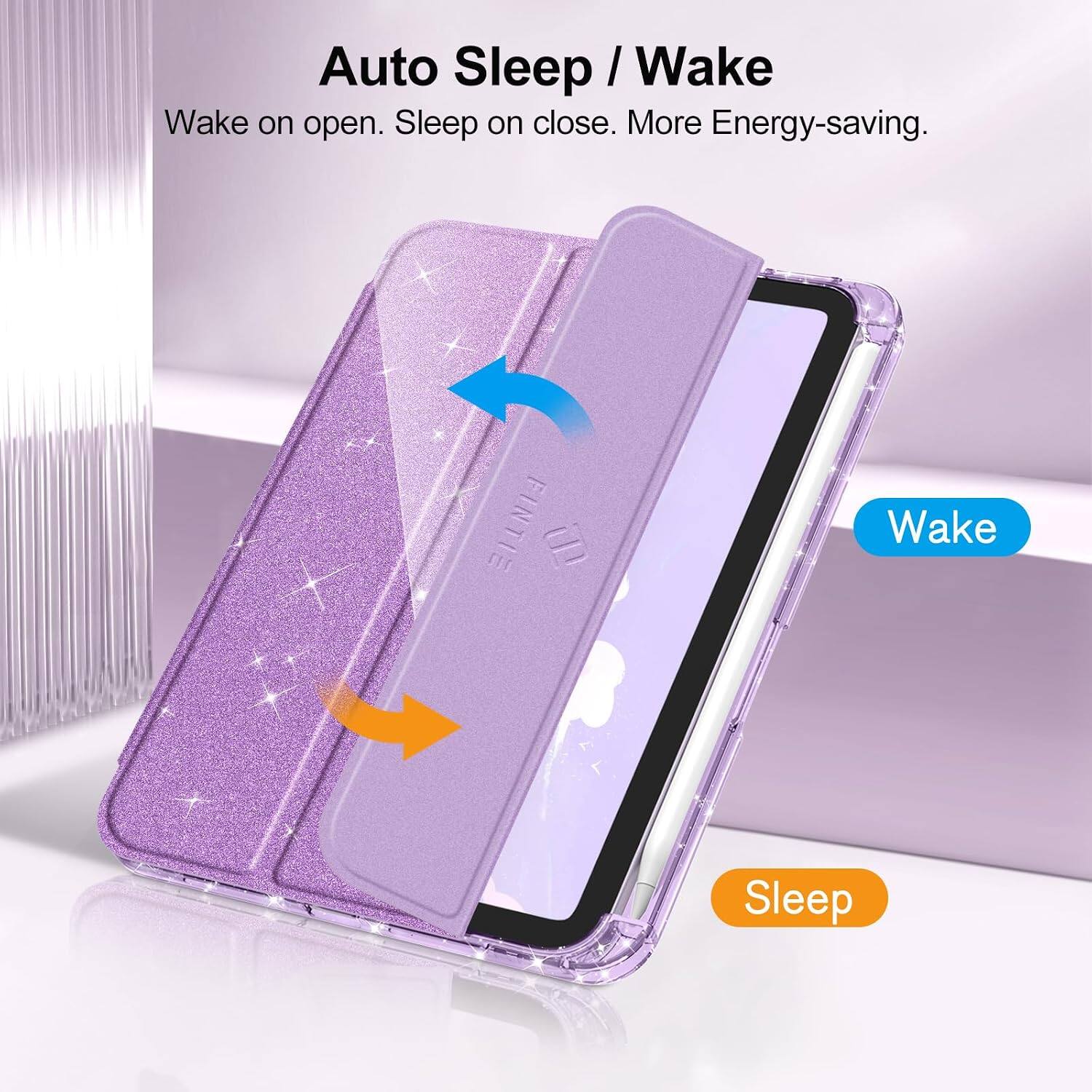 Auto Sleep / Wake  
Wake on open. Sleep on close. More Energy-saving.