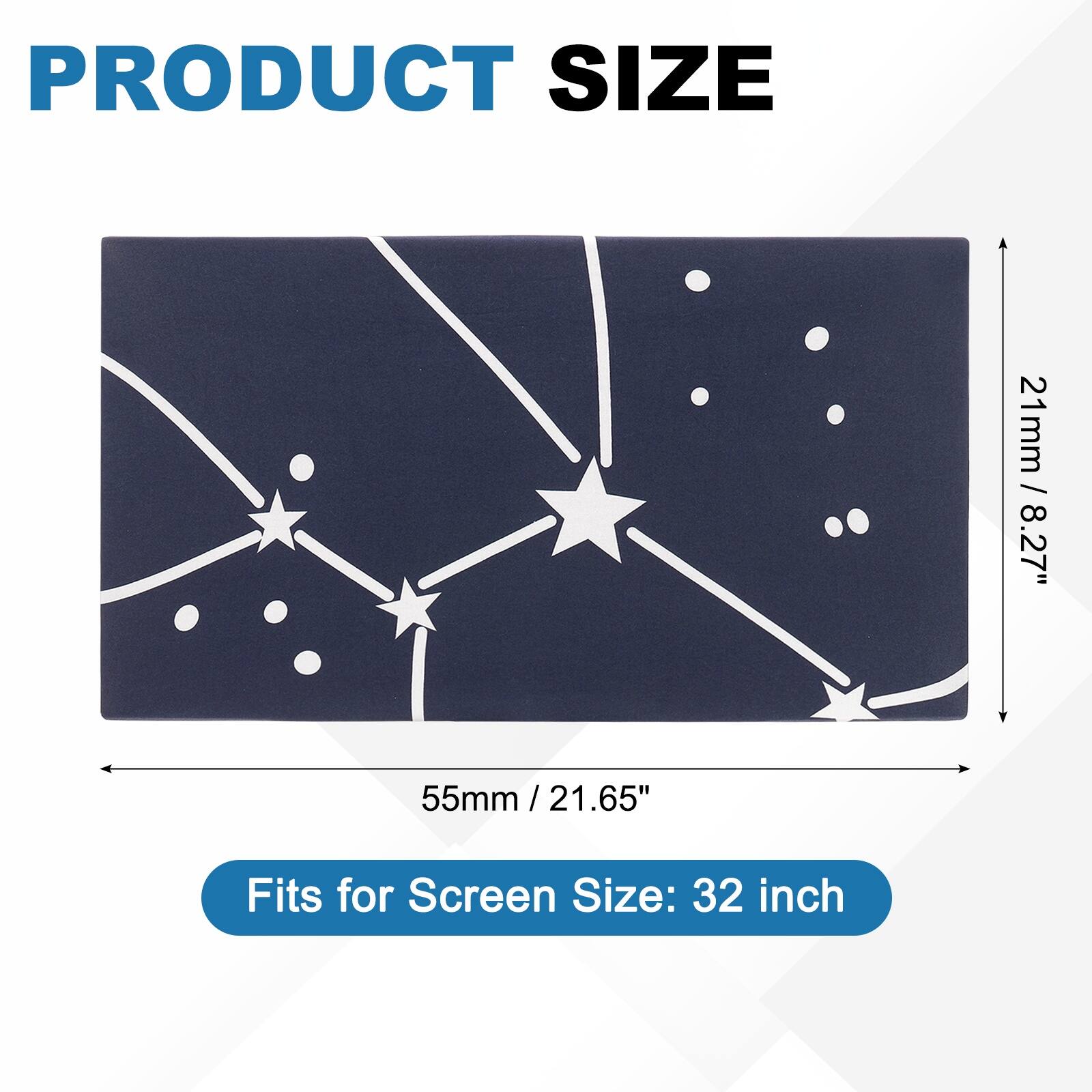 PRODUCT SIZE  
21mm / 8.27"  
55mm / 21.65"  
Fits for Screen Size: 32 inch