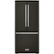 Front Zoom. KitchenAid - 20 Cu. Ft. French Door Refrigerator - Black Stainless Steel.