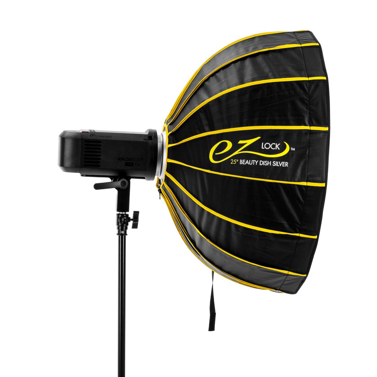 eZ LOCK™ 25" BEAUTY DISH SILVER