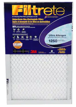 Amber Sporting Goods - Filtrete Ultra Allergen Reduction Air Filter, 1500 MPR (Previously 1250), 20-inch By 20-inch By 1-inch, Case of 12