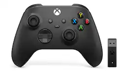 Microsoft - Xbox Series X/S Wireless Controller Carbon Wireless Adapter for Windows - Black