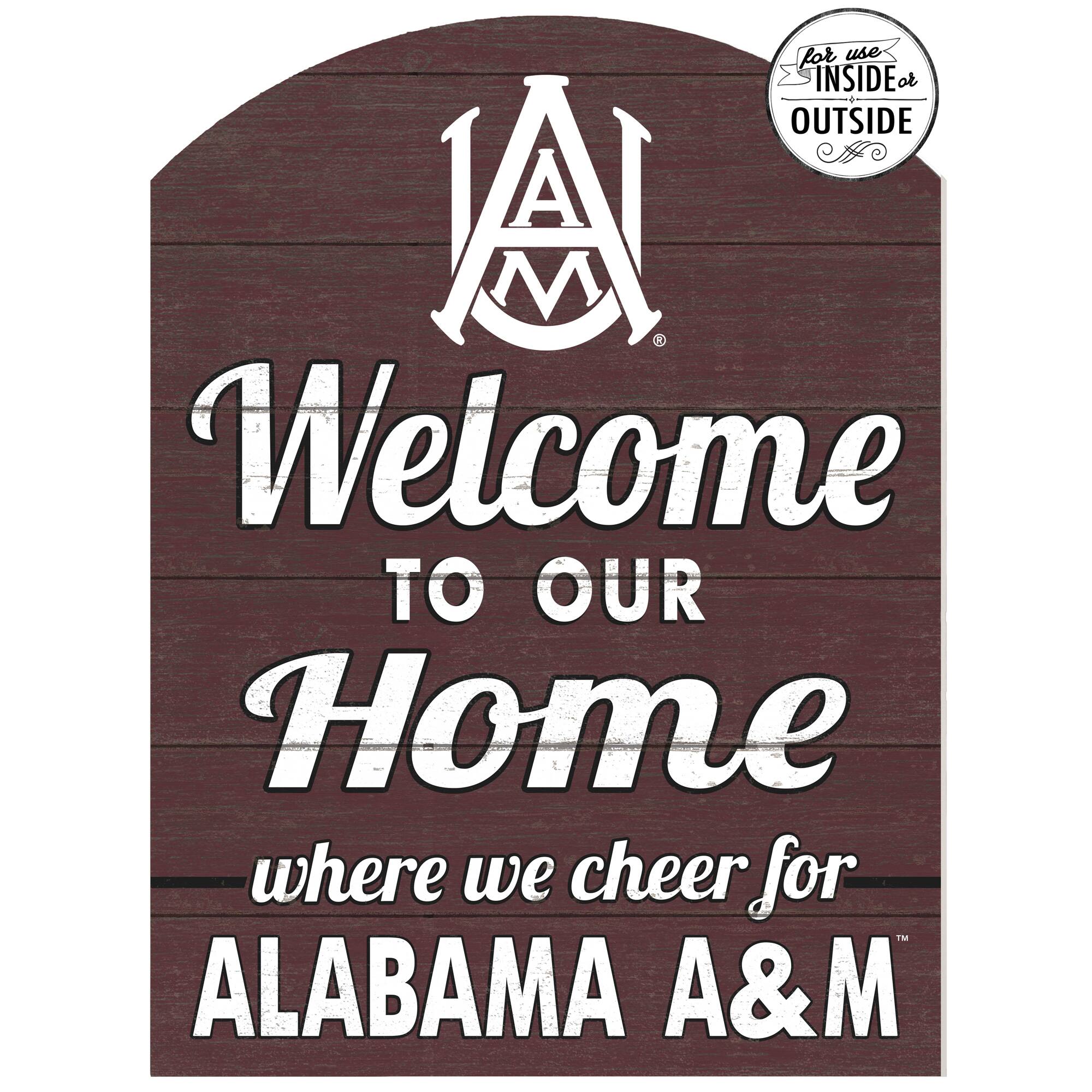 Alabama A&M Bulldogs 16'' x 22'' Indoor/Outdoor Marquee Sign