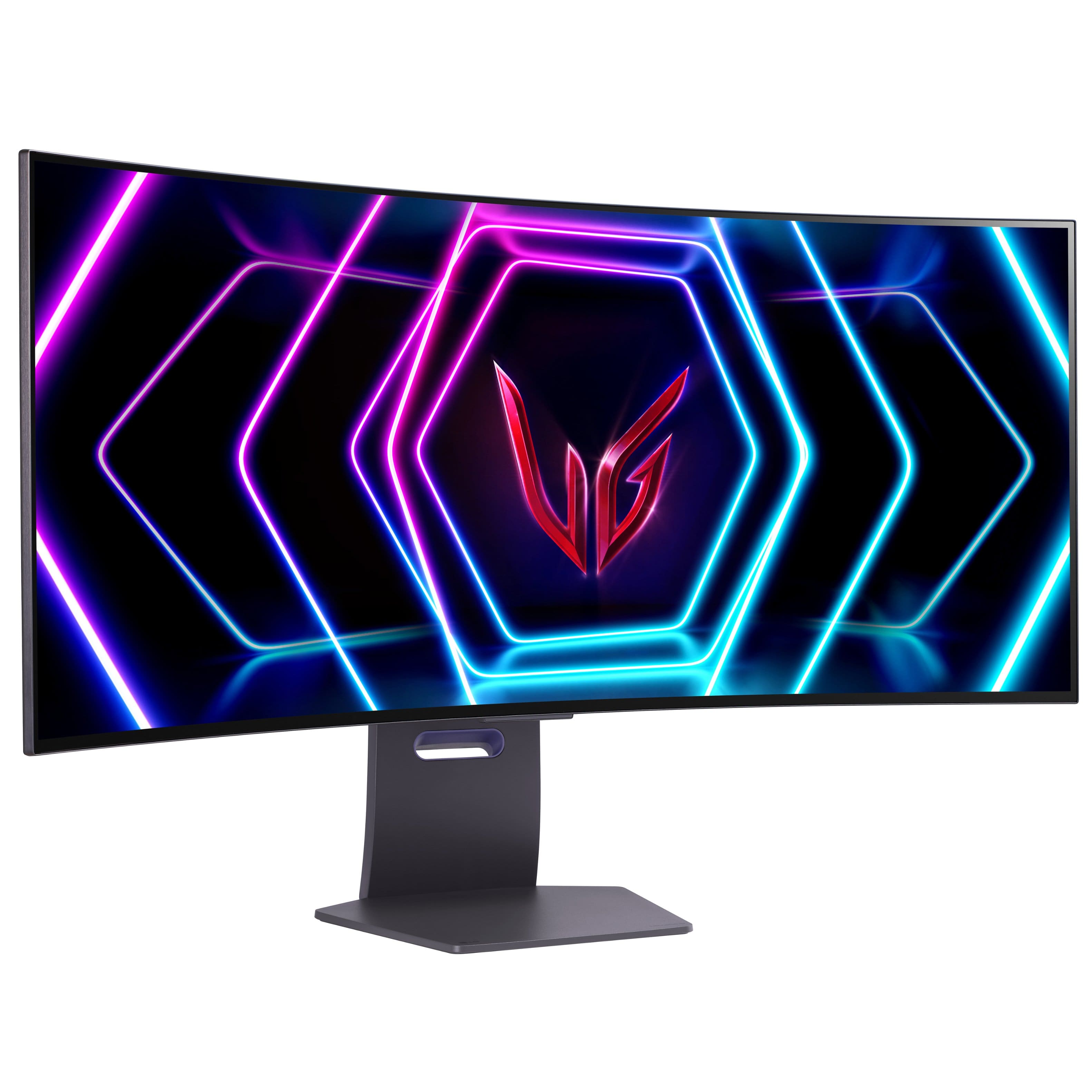 Alt View 4. LG - UltraGear 39" OLED Curved WQHD 240Hz 0.03ms FreeSync and NVIDIA G-SYNC Compatible Gaming Monitor with HDR400 - Black.