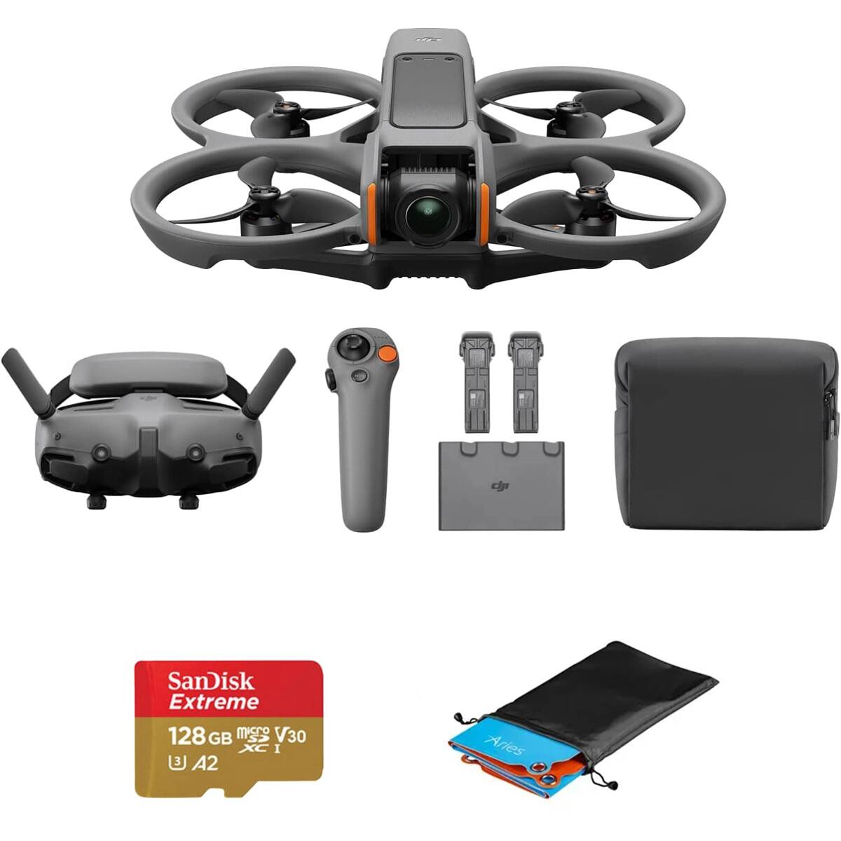 dji  
SanDisk Extreme 128 micro V30 GB CSJI XC I U A2  
Aries