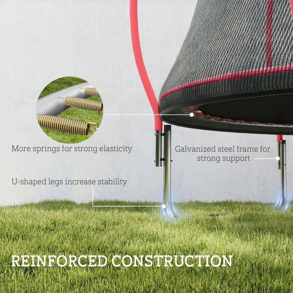 - More springs for strong elasticity
- U-shaped legs increase stability
- Galvanized steel frame for strong support

REINFORCED CONSTRUCTION