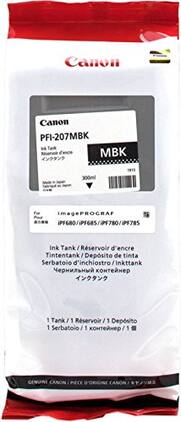 Canon - 8788B001 PFI-207MBK Ink Tank 300ML for IPF680 IPF685 IPF780 IPF785
