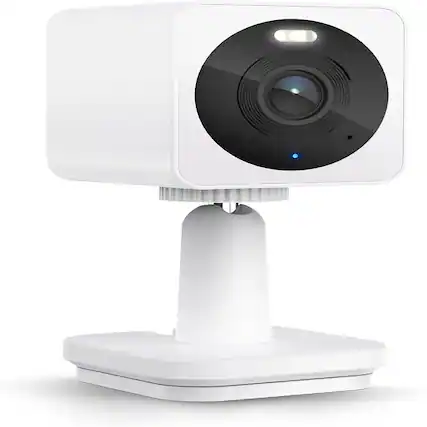 Front. RTMB - Cam OG Indoor/Outdoor 1080p Wi-Fi Smart Home Security Camera with Color Night Vision, Built-in Spotlight - White.