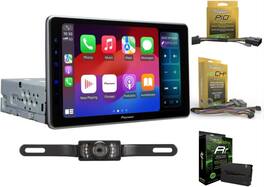 Pioneer - DMH-WT5000NEX 9" Digital Receiver Backup Cam + ADS-MRR + HRNHRRCH2 Compatible with 05-10 Chrysler, Dodge, Jeep - Black